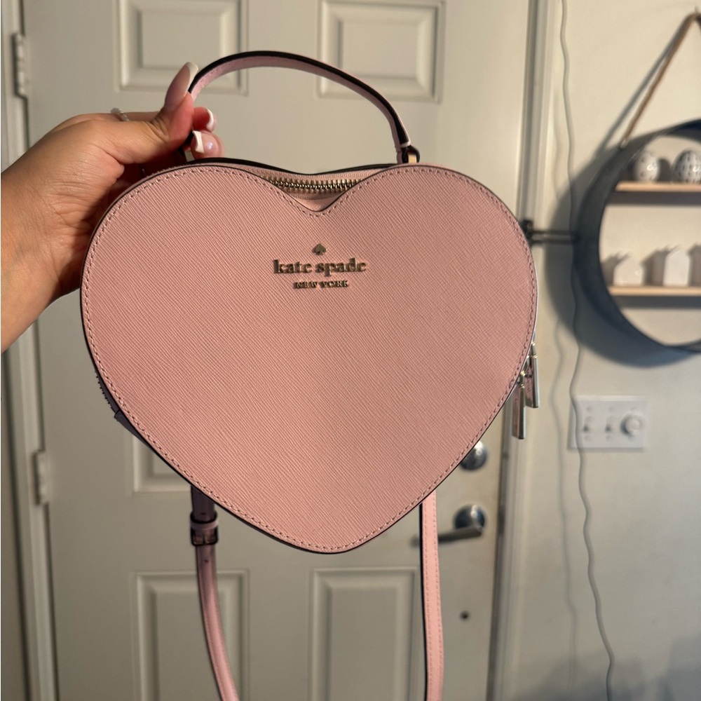 Kate Spade Pink heart cross body
